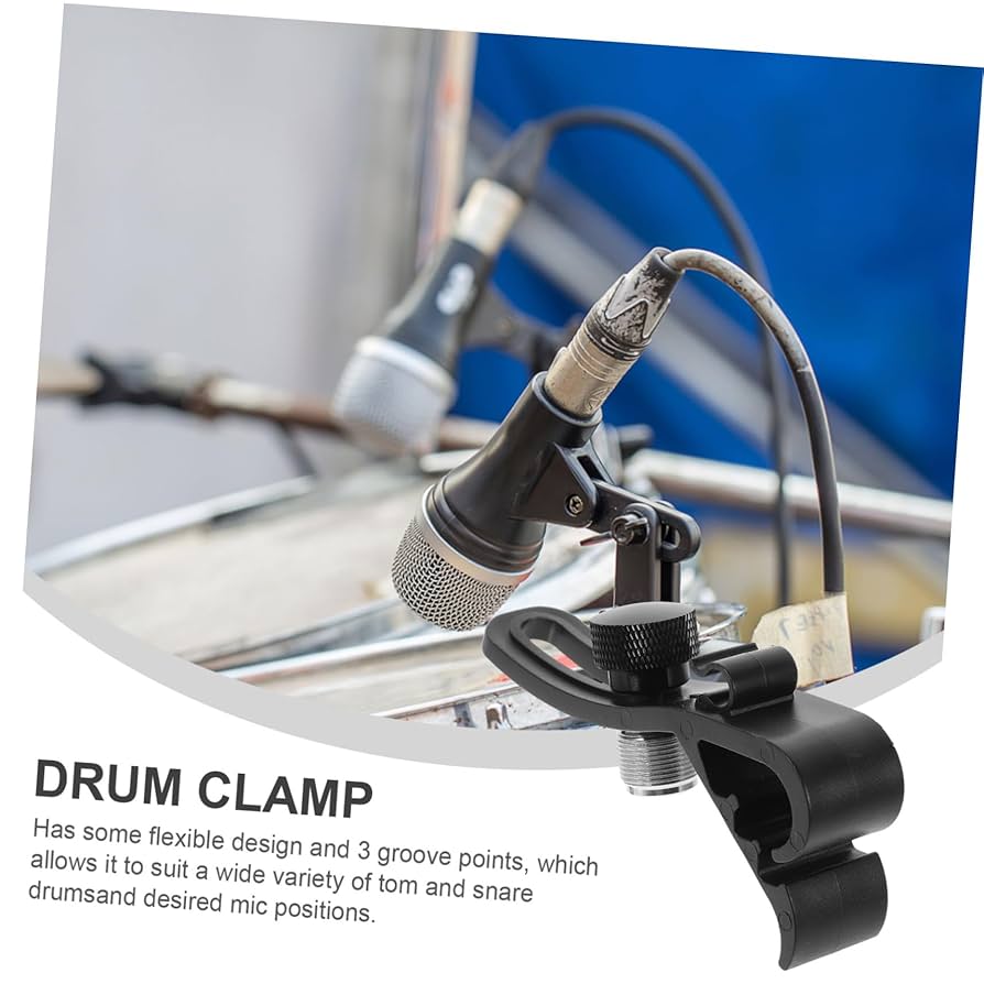 Amazon.co.jp: GLSTOY 3個 ドラム スネアドラムマイク マイク